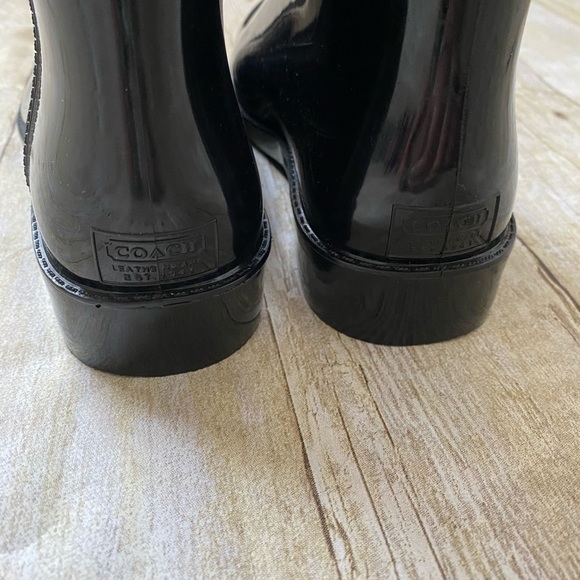 coach talia rain boots
